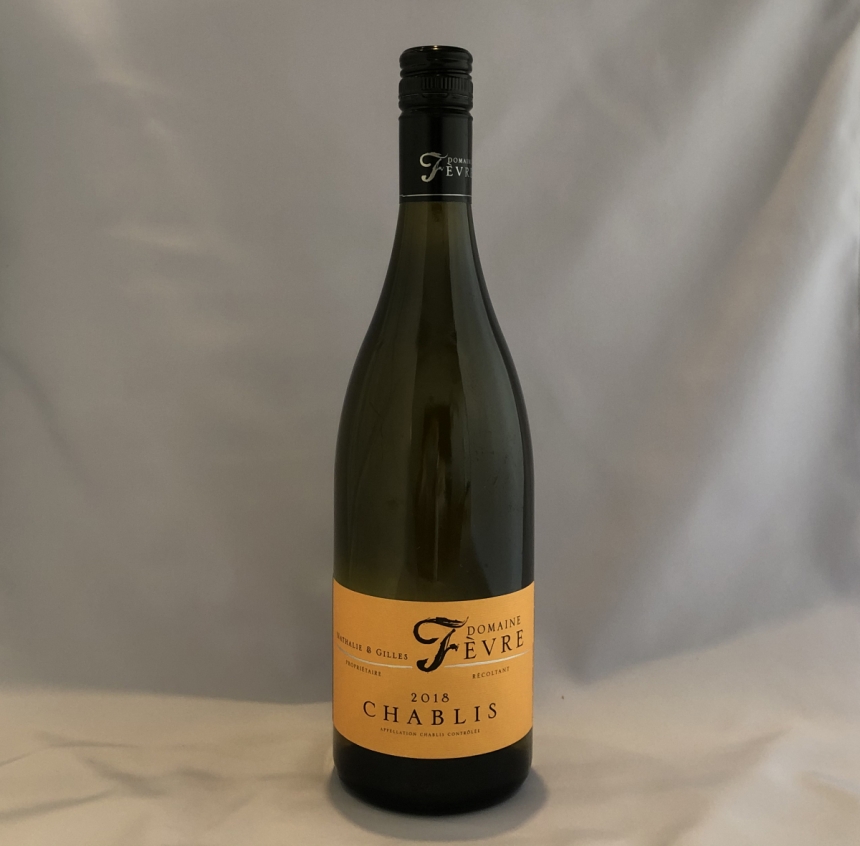 【SOLD OUT】ナタリー＆ジル・フェーヴル シャブリ 2018 ／ NATHALIE & GILLES FEVRE　CHABLIS 20181