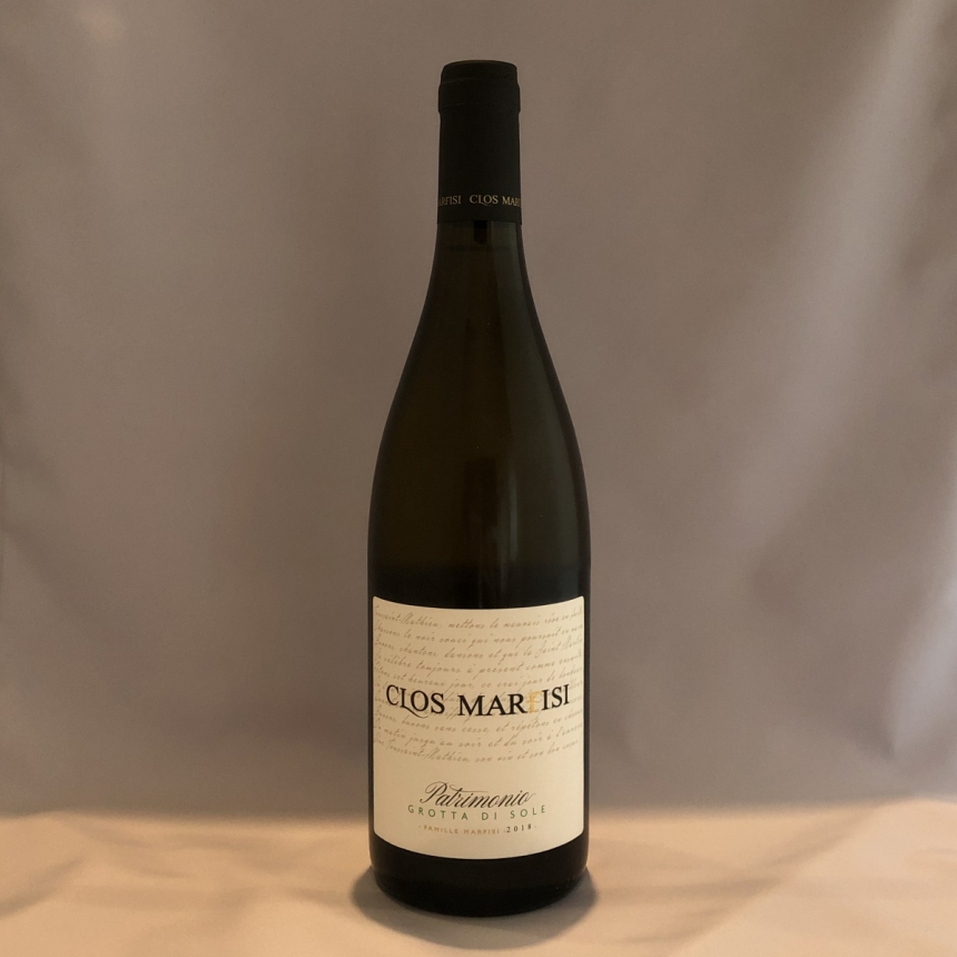 【SOLDOUT】ドメーヌ・クロ・マルフィジ  グロッタ ディ ソール ブラン ＡＯＰ パトリモニオ 2018 / Domaine Clos Marfisi Grotta di Sole Blanc 1