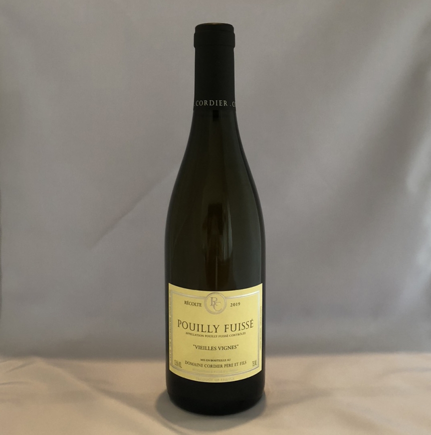 ドメーヌ・コルディエ・ペール・エ・フィス プイィ・フュイッセ ヴィエイユ・ヴィーニュ 2019 / Domaine Cordier Pere et Fils Pouilly-Fuisse Vieill1