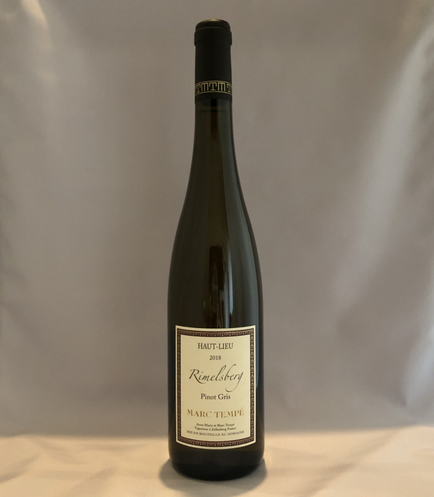 ドメーヌ ・ マルク ・ テンペ ピノグリ ライムルスベルク2018 / Domaine Marc Tempé Pinot Gris Rimelsberg 20181
