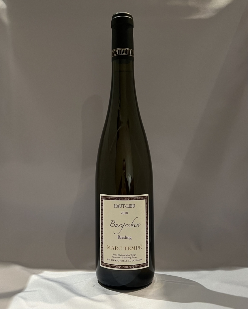 ドメーヌ·マルク·テンペ リースリング リースリング ビュルグレーベン18 / Domaine Marc Tempé Riesling Burgreben1