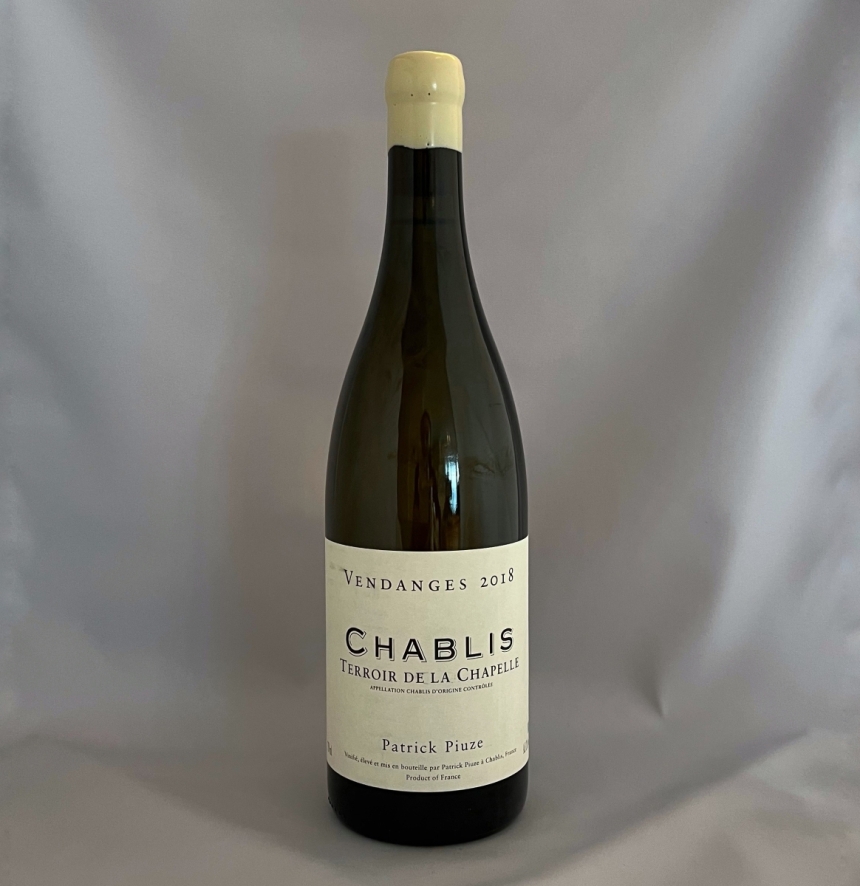 【取り寄せ品】パトリックピウズ  シャブリ テロワール ド ラ シャペル 2021  / Patrick Piuze   Chablis Terroirs de le Chapelles 20211