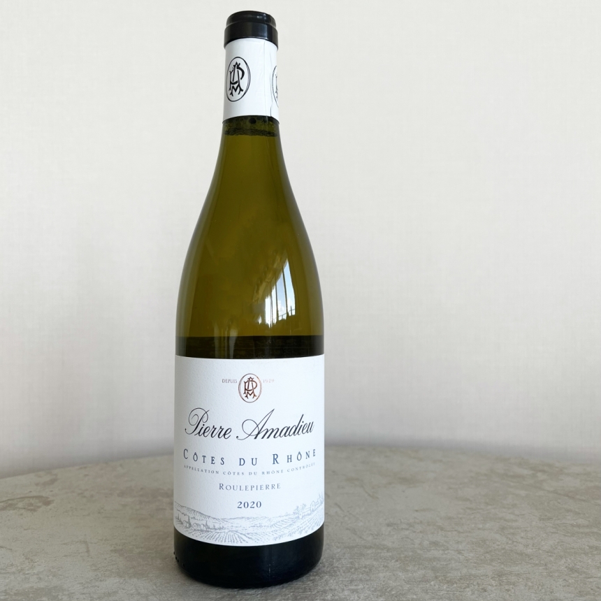 ピエール・アマデュー CDR（コート・デュ・ローヌ）ルルピエール 白 2020 / Pierre Amadieu  Cotes du Rhone Roulepierre AOC, Blanc 20201