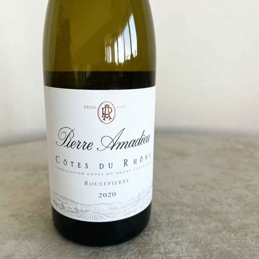 ピエール・アマデュー CDR（コート・デュ・ローヌ）ルルピエール 白 2020 / Pierre Amadieu  Cotes du Rhone Roulepierre AOC, Blanc 20202