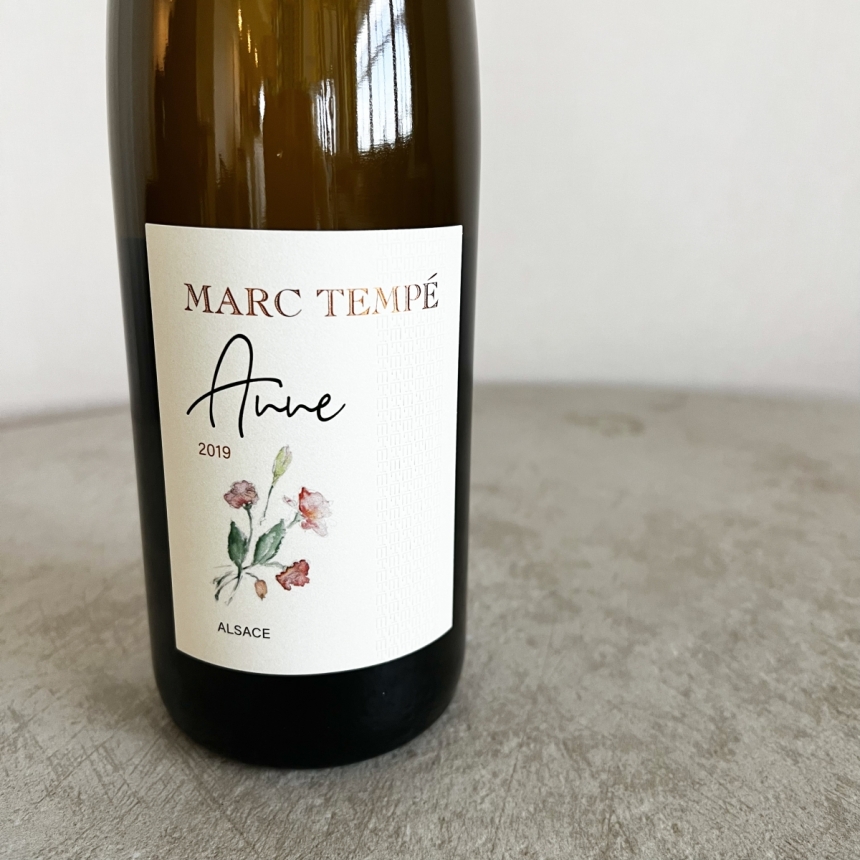 ドメーヌ・マルク・テンペ アンヌ 19 / Domaine Marc Tempé Anne 20192