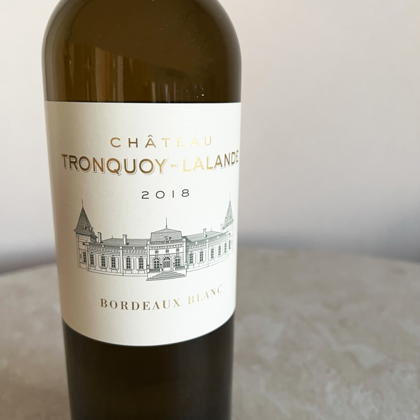 シャトー トロンコワ・ラランド 白 2018 / CHATEAU TRONQUOY LALANDE BLANC2