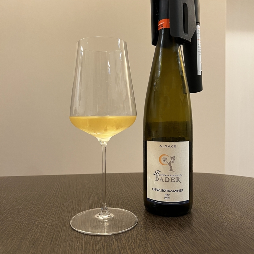 ドメーヌ・バデール ゲヴェルツトラミネール セック 2021 / Domaine Bader Gewurztraminer sec 20213