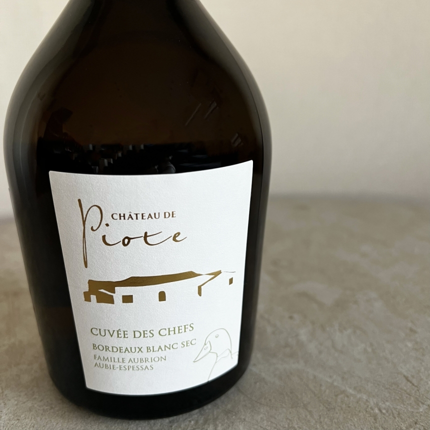 シャトー・ド・ビオット キュヴェ・デ・シェフ・ボルドー・ブラン 2019 / Château de Piote Cuvée des Chefs Bordeaux Blanc 20192