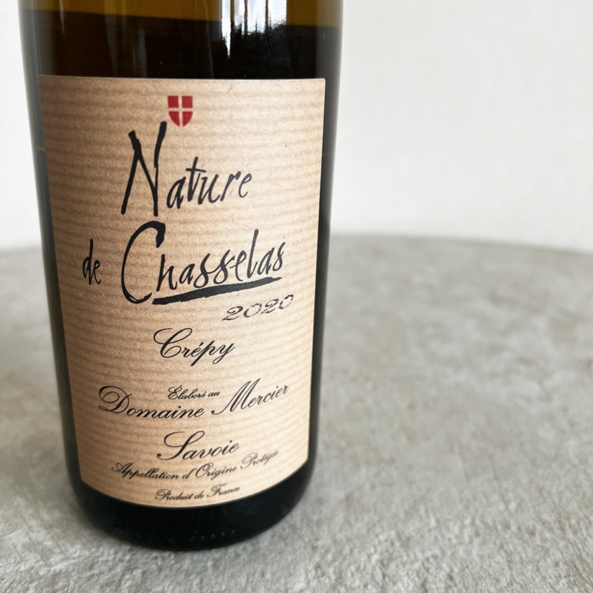 ドメーヌ・メルシエ クレピィ・ナチュール・ド・シャスラ 2022　/　Domaine Mercier Crepy Nature de Chasselas 20222