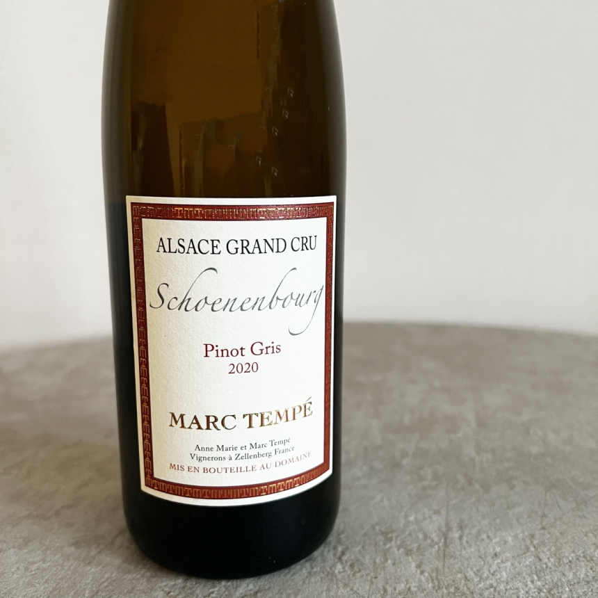 ドメーヌ マルク テンペ ピノグリ シュナンブール 2020 / Domaine Marc Tempé. Pinot Gris Schoenenbourg 20202