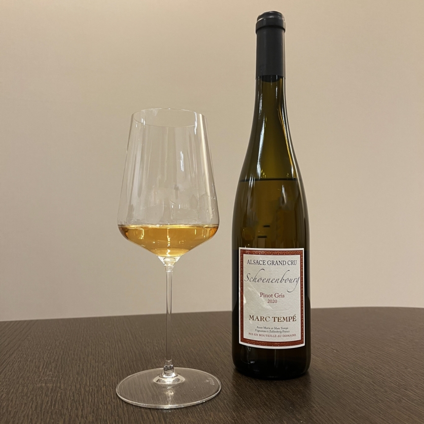 ドメーヌ マルク テンペ ピノグリ シュナンブール 2020 / Domaine Marc Tempé. Pinot Gris Schoenenbourg 20203