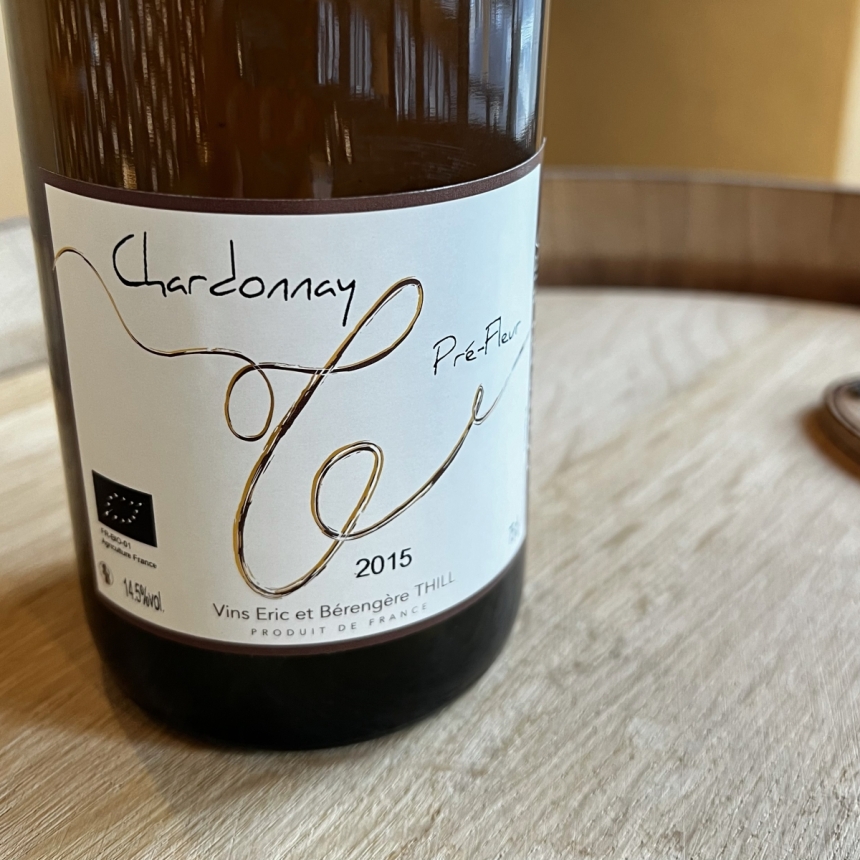 エリック・エ・ベランジェール・ティル シャルドネ プレ・フルール 2015 / Eric et Bérengère Thill Chardonnay Pré-Fleur 20152