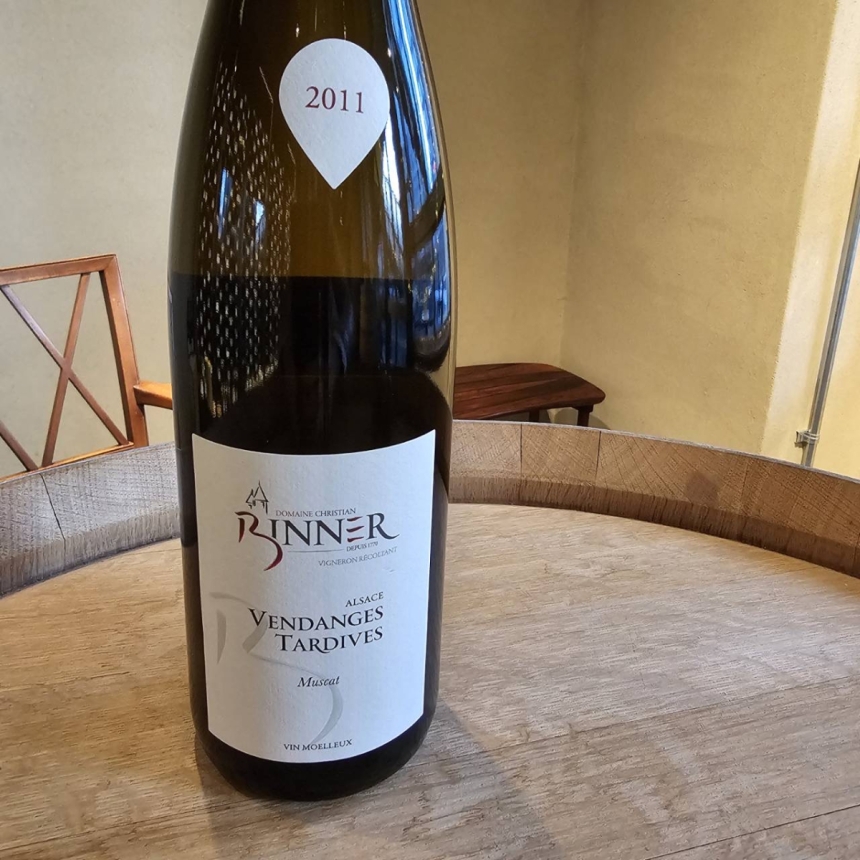 クリチャンビネール ミュスカ　ヴァンダンジュタルティヴ 2011 / Christian Binner Muscat Vendanges Tartives 20112