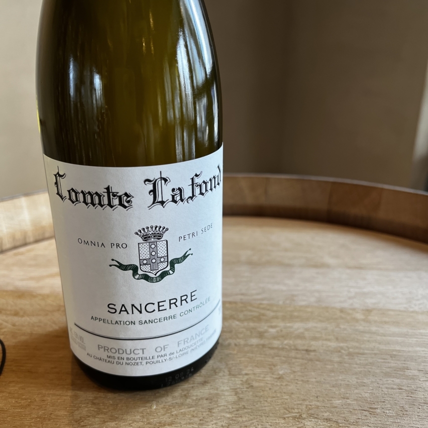 コント・ラフォン サンセール・ブラン 2023 /  Comte Lafond Sancerre 20232