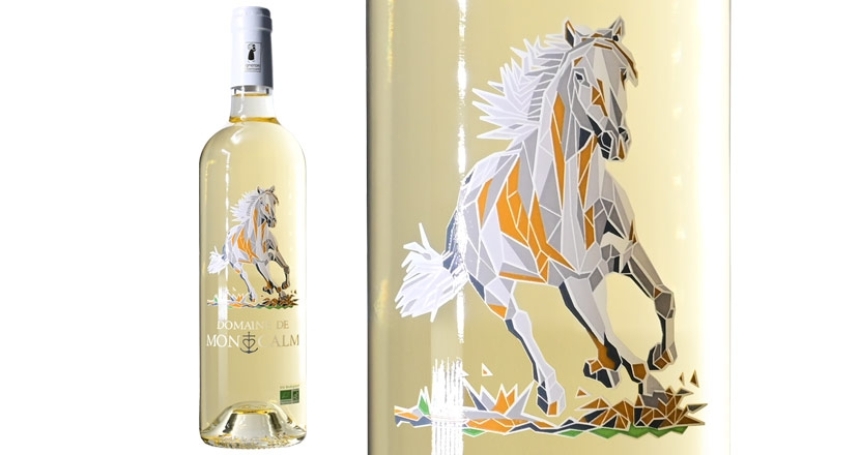 ドメーヌ・ド・モンカルム　キュヴェ・オリガミ・ブラン( 白馬) / Domaine de MONTCALM Cuvee ORIGAMI Blanc ( 白馬)1