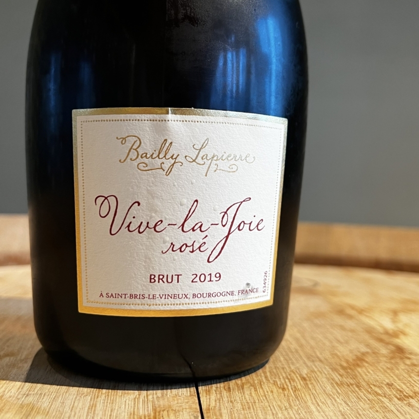 バイィ・ラピエール クレマン・ド・ブルゴーニュ ヴィヴ・ラ・ジョワ ロゼ ブリュット 2019 / Bailly Lapierre Crémant de Bourgogne Vive la Joie 2