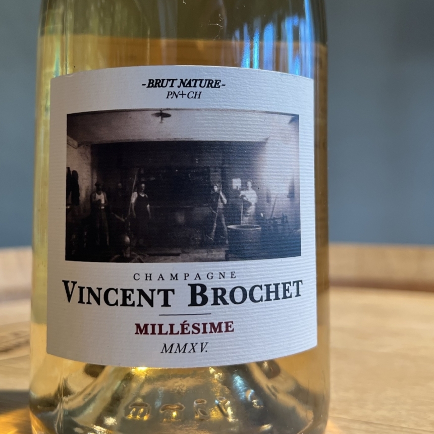 ヴァンサン・ブロシェ シャンパーニュ ブリュット・ナチュール ミレジム 2015 / Vincent Brochet Champagne Brut Nature Millésime 20152