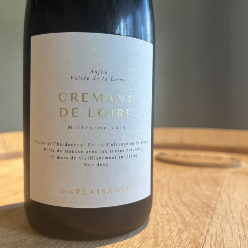 シャトー・ド・プレザンス クレマン・ド・ロワール ブリュット・ナチュール 2019 / Château de Plaisance Crémant de Loire Brut Nature 20192