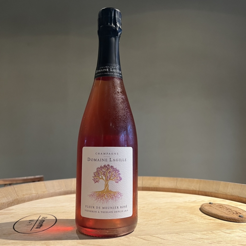 ドメーヌ・ラジィル シャンパーニュ ブリュット ロゼ フルール・ド・ムニエ NV / Domaine Lagille Champagne Brut Rosé Fleur de Meunier NV1