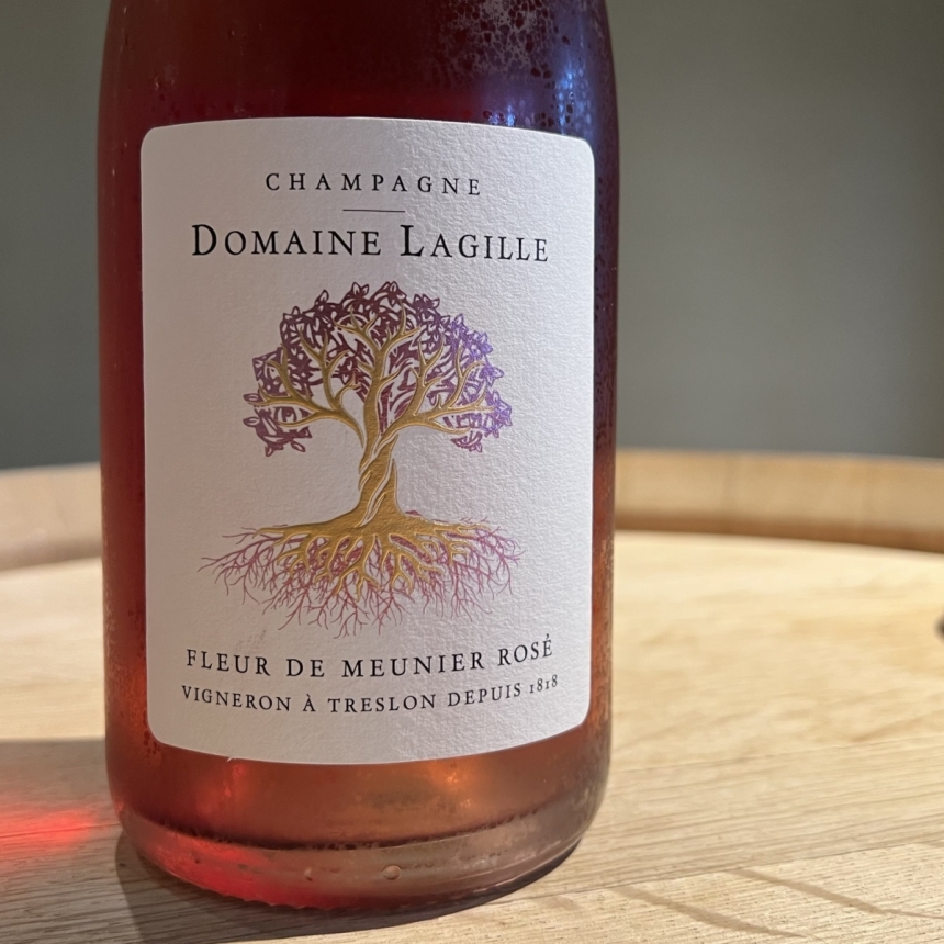 ドメーヌ・ラジィル シャンパーニュ ブリュット ロゼ フルール・ド・ムニエ NV / Domaine Lagille Champagne Brut Rosé Fleur de Meunier NV2