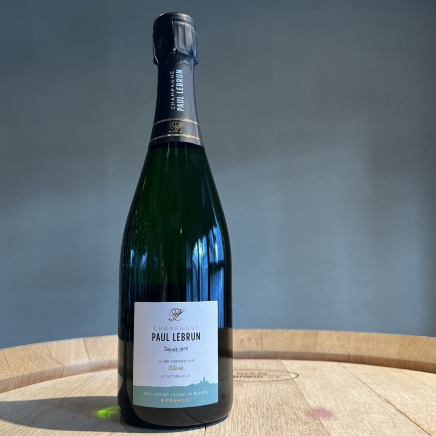 ポール・ルブラン アリーヌ ラ・ナチュレル NV / Paul Lebrun Aline – La Nature-Elle Brut Nature Blanc de Blancs NV1