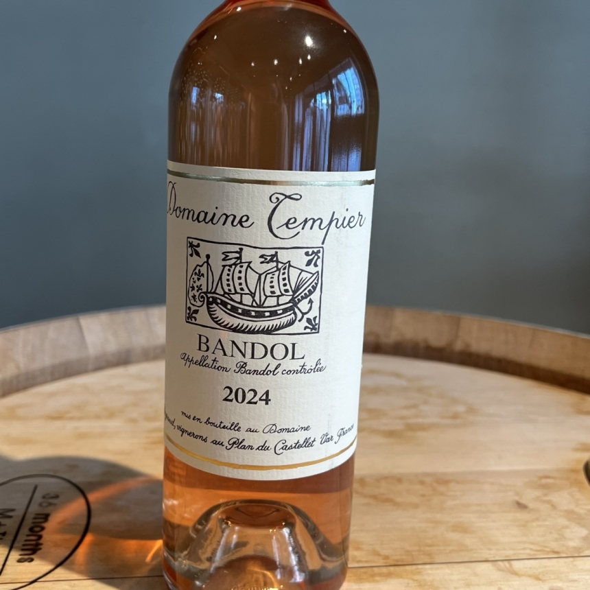 【新VT入荷】ドメーヌ・ダンピエ バンドール ロゼ 2024 / Domaine Tempier Bandol AOC, Rose 20242