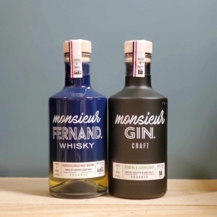 ムッシュ ジン &ムッシュ ウイスキー ミニボトル2本セット